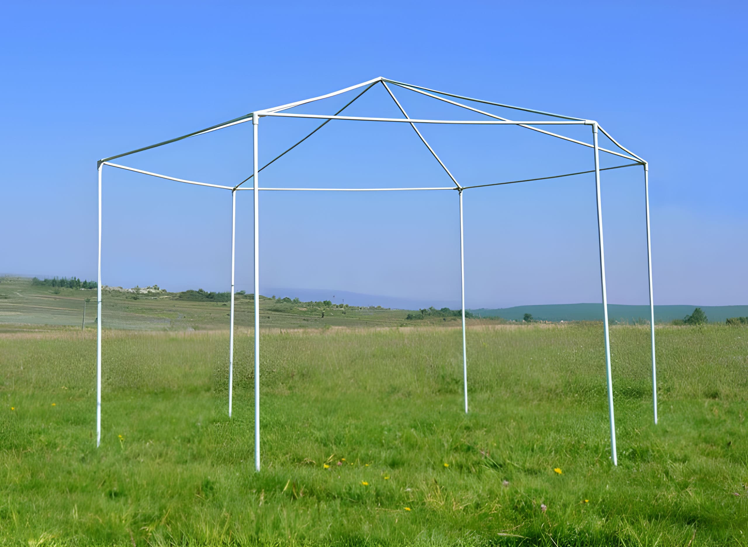 Namiot pawilon ogrodowy handlowy 2x2x2 m z oknami zielony MultiGarden