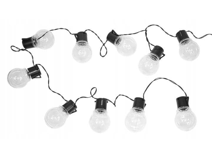 Girlanda świetlna lampki na baterie 10xled żarówki